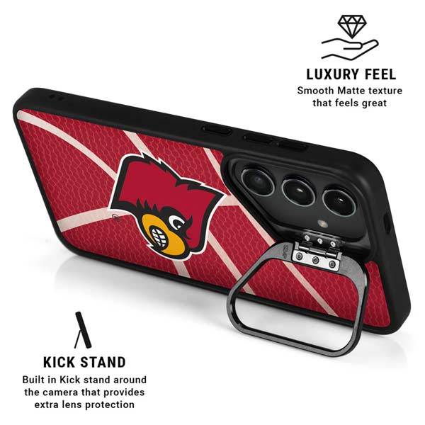 University of Louisville Red Basketball Galaxy S26 Plus Kickstand Case