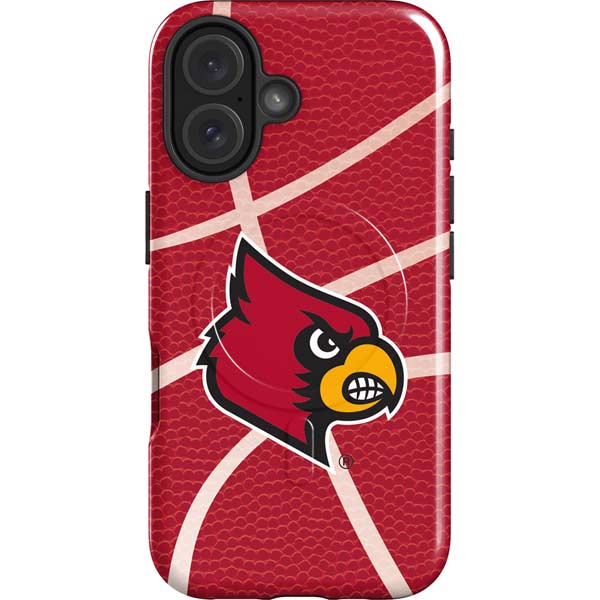 University of Louisville Red Basketball iPhone 16 Magsafe Impact Case