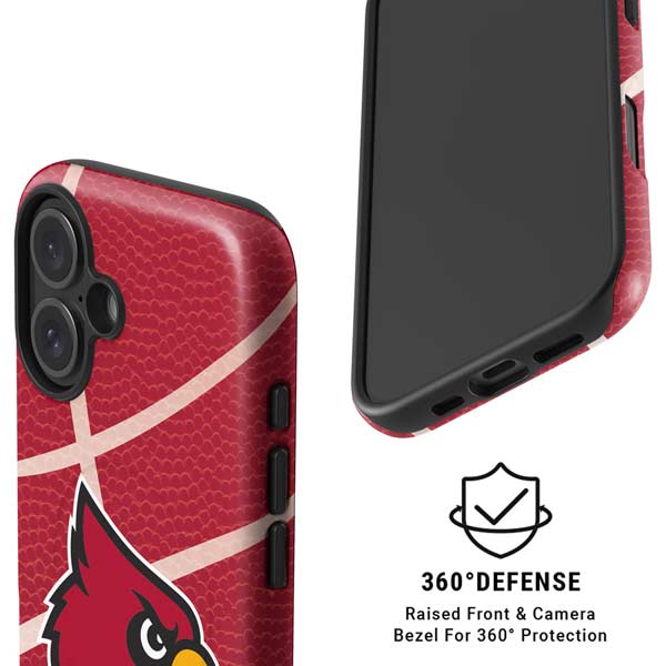 University of Louisville Red Basketball iPhone 16 Magsafe Impact Case