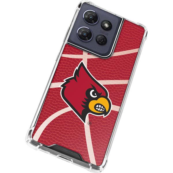 University of Louisville Red Basketball Moto G 5G (2025) Clear Case