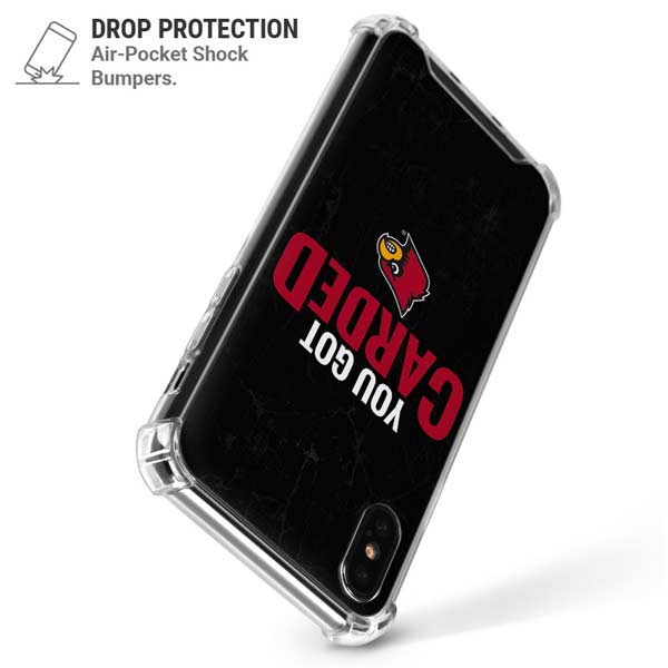 University of Louisville You Got Carded iPhone X/XS Clear Case