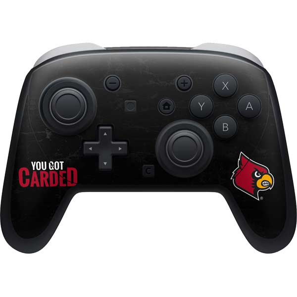 University of Louisville You Got Carded Nintendo Switch 2 (2025) Pro Controller Skin