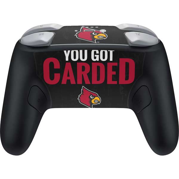 University of Louisville You Got Carded Nintendo Switch 2 (2025) Pro Controller Skin
