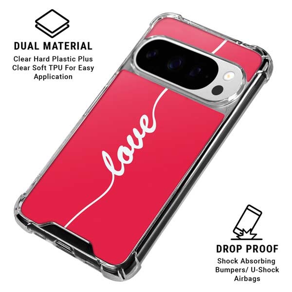 Love Banner Google Pixel 10 Pro XL Clear Case