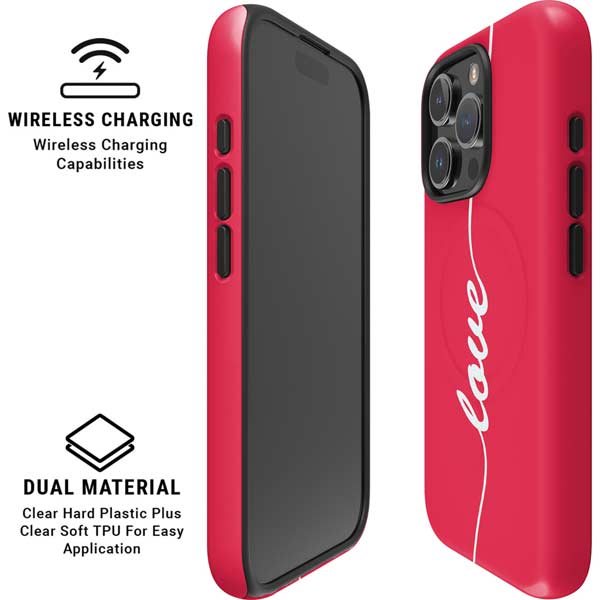 Love Banner iPhone 16 Pro Max Magsafe Impact Case