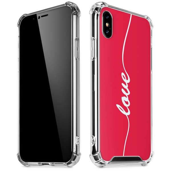 Love Banner iPhone X/XS Clear Case