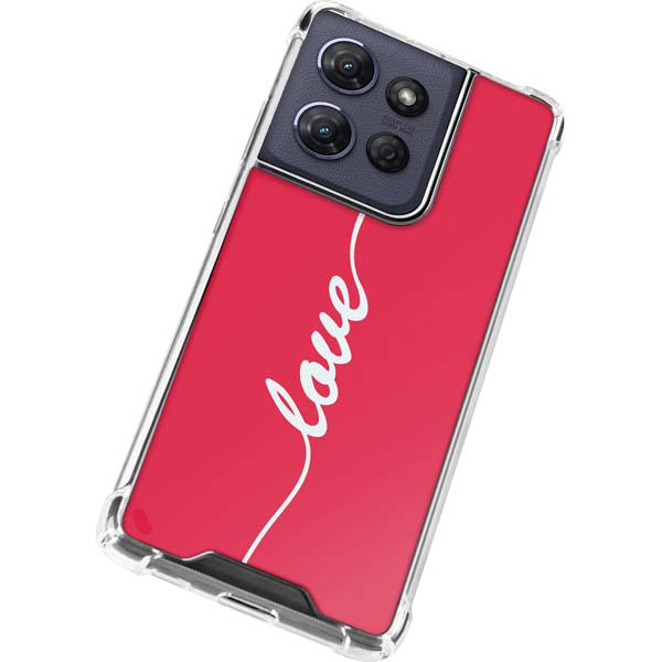 Love Banner Moto G 5G (2025) Clear Case