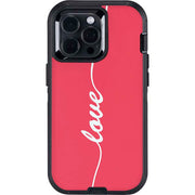 Love Banner Otterbox Defender iPhone Skin