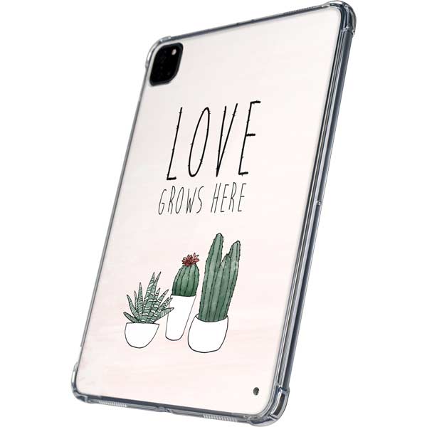 Love Grows Here iPad Pro 11in (2024) Clear Case