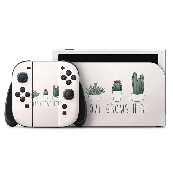 Love Grows Here Nintendo Switch 2 (2025) with Joy-Con Skin
