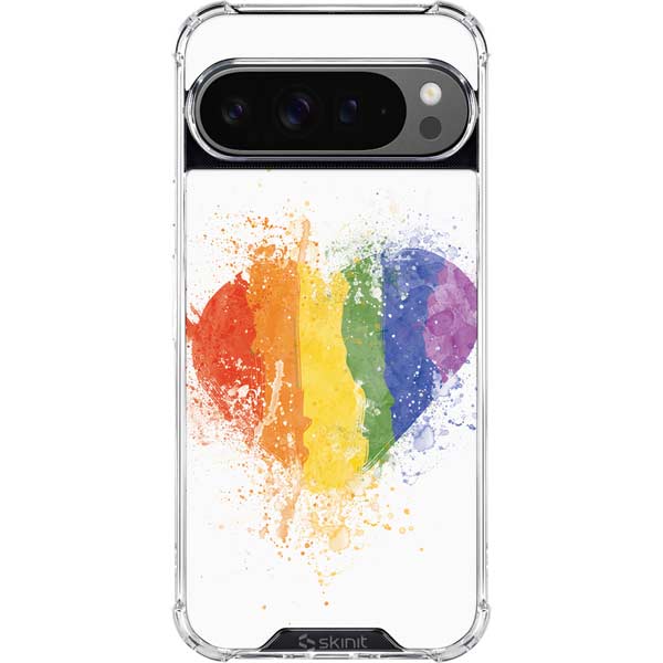Love Is Love Heart Google Pixel 10 Pro XL Clear Case