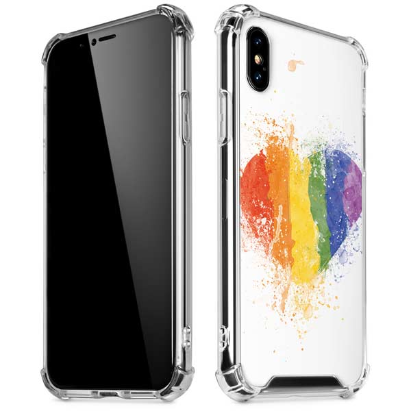 Love Is Love Heart iPhone X/XS Clear Case