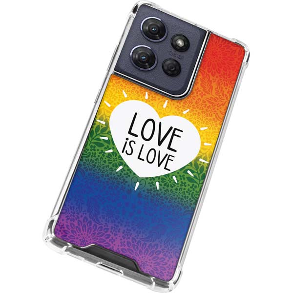 Love Is Love Rainbow Moto G 5G (2025) Clear Case