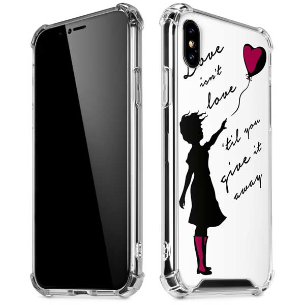 Love Isnt Love Til You Give It Away iPhone X/XS Clear Case