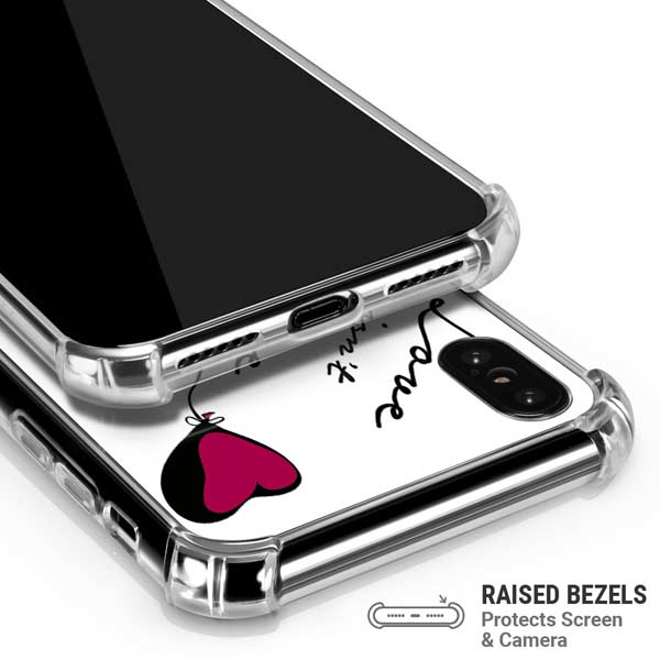 Love Isnt Love Til You Give It Away iPhone X/XS Clear Case