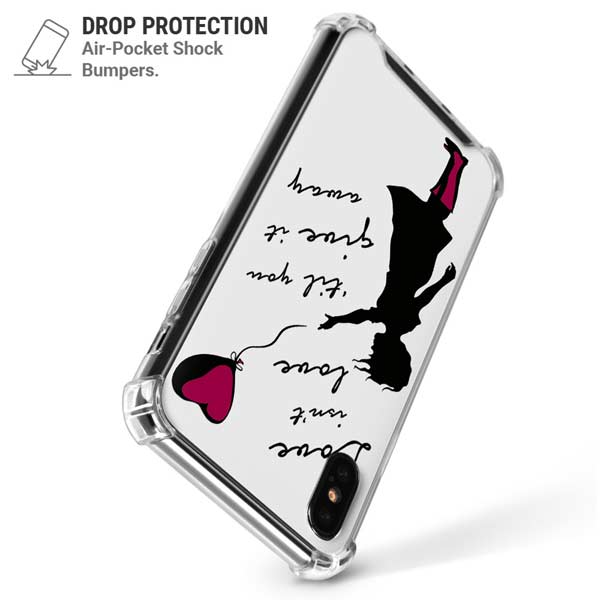 Love Isnt Love Til You Give It Away iPhone X/XS Clear Case