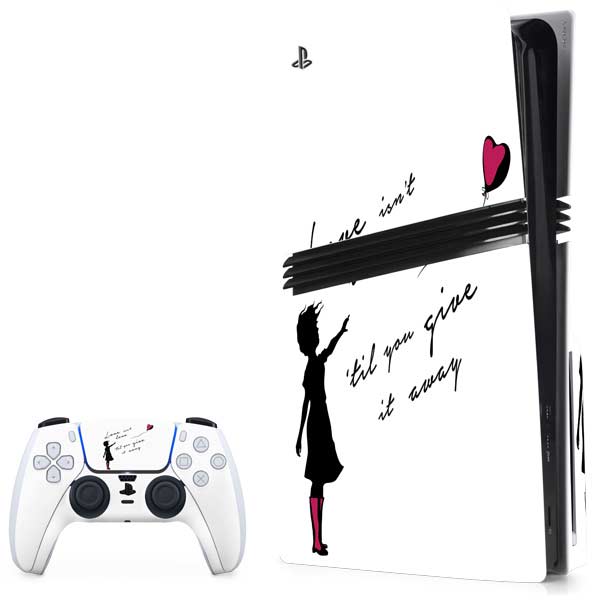 Love Isnt Love Til You Give It Away PlayStation PS5 Skins