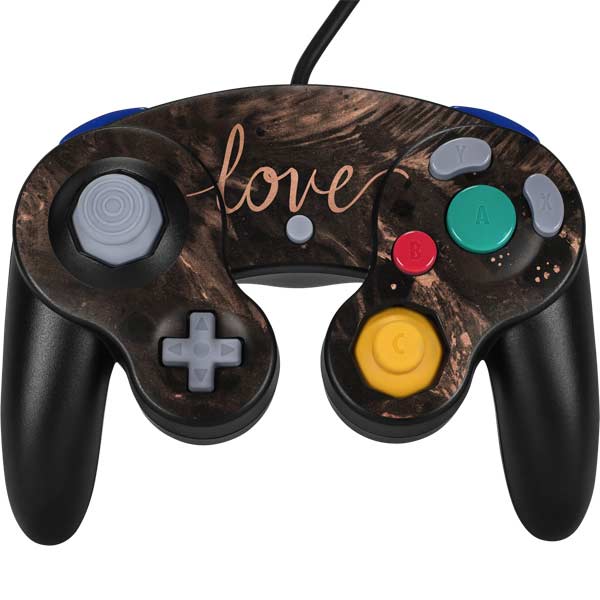 Love Rose Gold Black Nintendo Skins