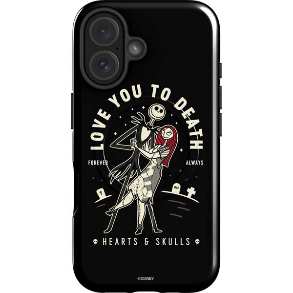 Disney The Nightmare Before Christmas Love You To Death iPhone 16 Magsafe Impact Case