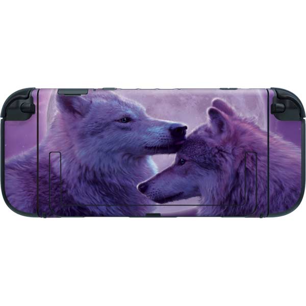 Loving Wolves by Vincent Hie Nintendo Switch 2 (2025) with Joy-Con Skin