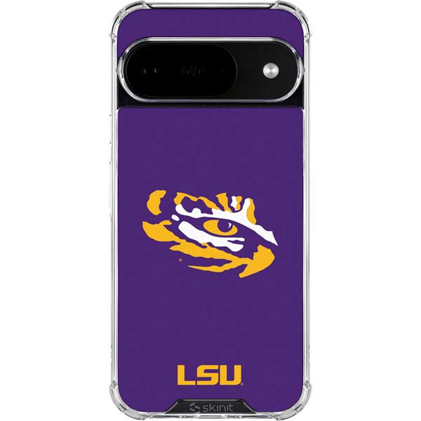 LSU Tiger Eye Logo Google Pixel 10 Clear Case