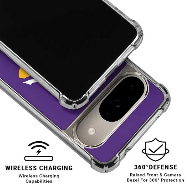 LSU Tiger Eye Logo Google Pixel 10 Clear Case