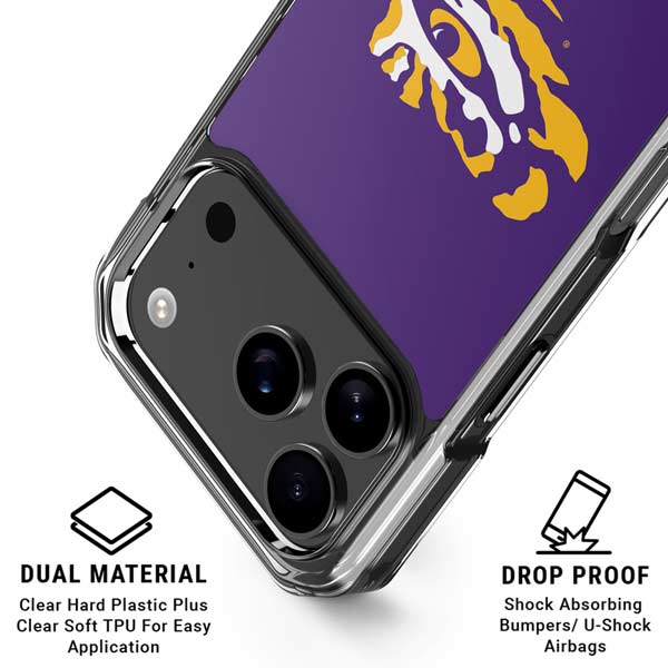 LSU Tiger Eye Logo iPhone 17 Pro MagSafe Case