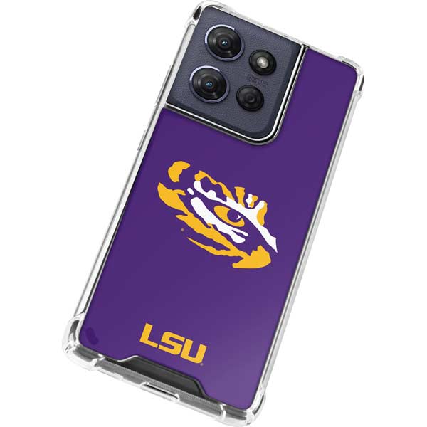 LSU Tiger Eye Logo Moto G 5G (2025) Clear Case