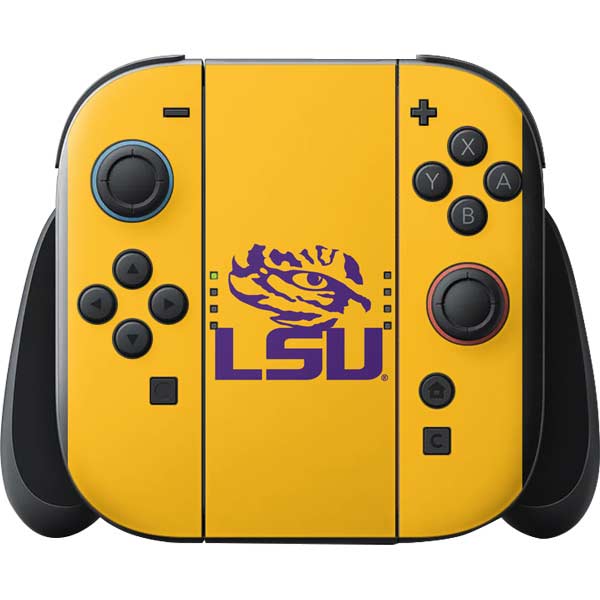 LSU Tiger Eye Logo Yellow Nintendo Switch 2 (2025) with Joy-Con Skin