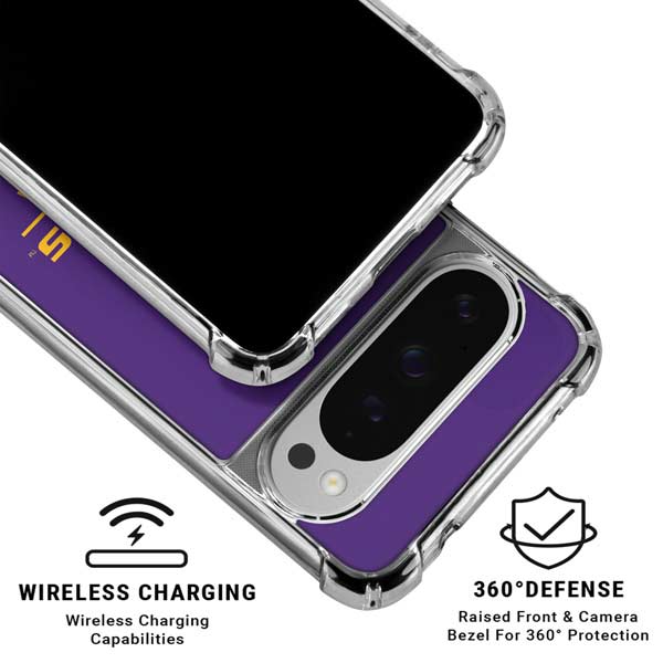 LSU Tigers Baton Rouge Google Pixel 10 Pro XL Clear Case