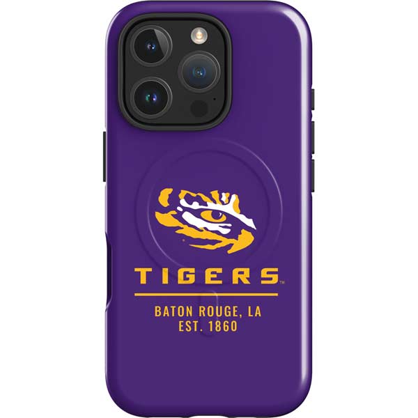 LSU Tigers Baton Rouge iPhone 16 Pro Max Magsafe Impact Case