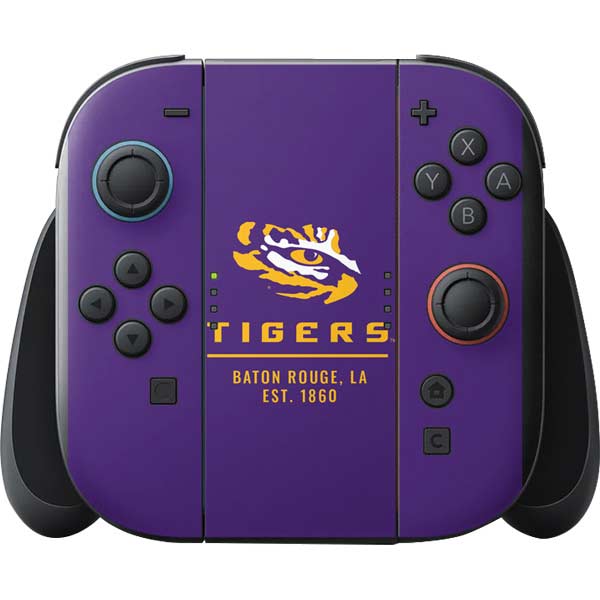 LSU Tigers Baton Rouge Nintendo Switch 2 (2025) with Joy-Con Skin