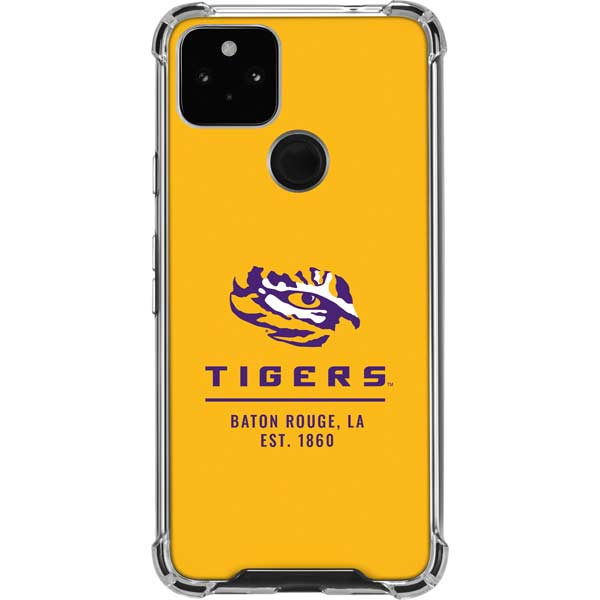 LSU Tigers Baton Rouge Yellow Pixel Cases