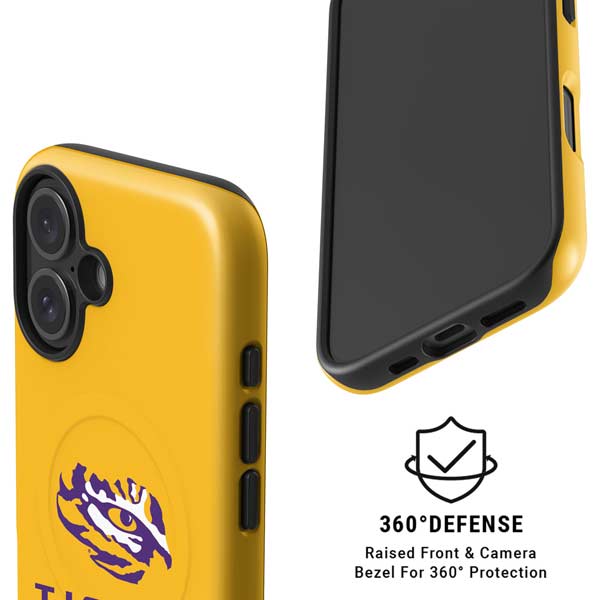 LSU Tigers Baton Rouge Yellow iPhone 16 Plus Magsafe Impact Case