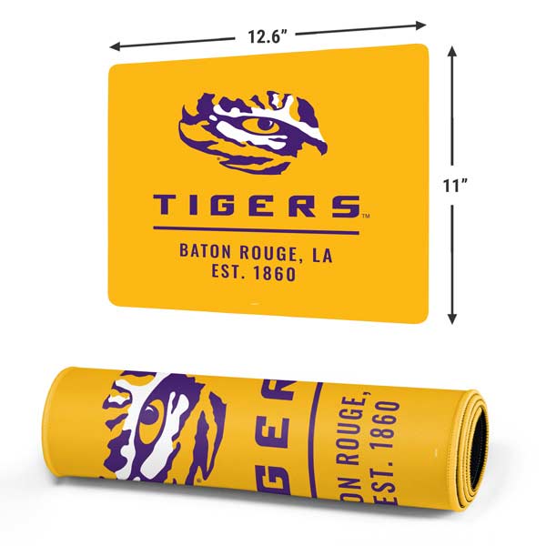 Skinit LSU Tigers Baton Rouge Yellow XL Gaming Mouse Pad