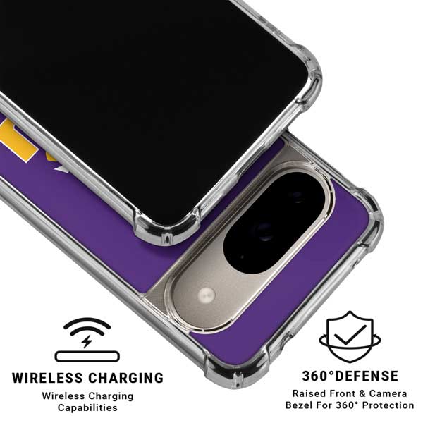 LSU Tigers Mascot Google Pixel 10 Clear Case