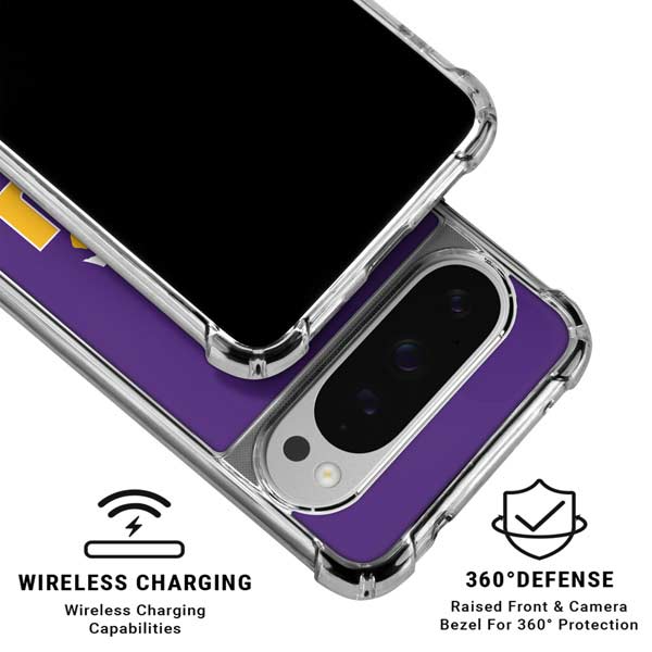 LSU Tigers Mascot Google Pixel 10 Pro XL Clear Case