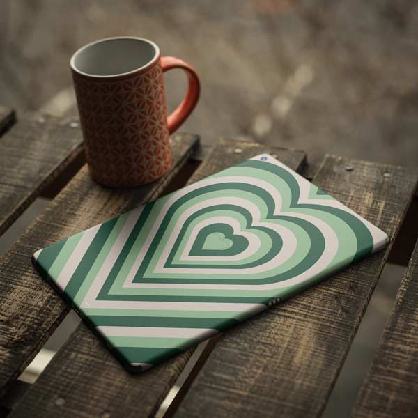 Lucky Heart Pattern iPad Skins