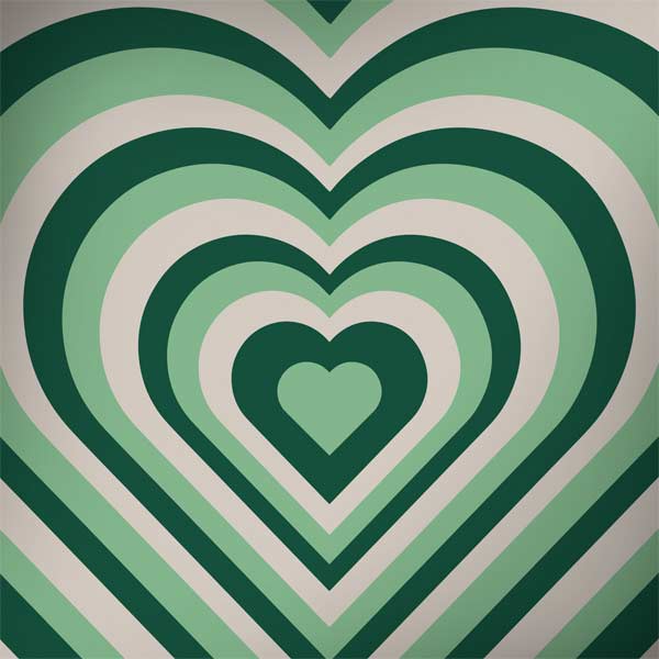Lucky Heart Pattern MacBook Skins