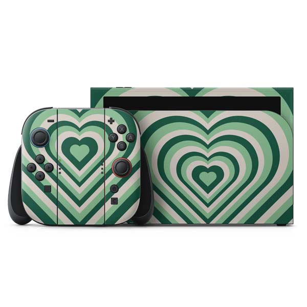 Lucky Heart Pattern Nintendo Skins