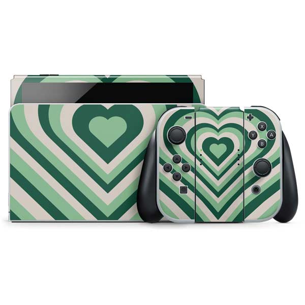 Lucky Heart Pattern Nintendo Skins