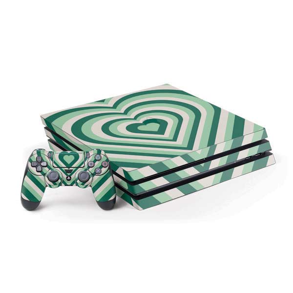 Lucky Heart Pattern PlayStation PS4 Skins
