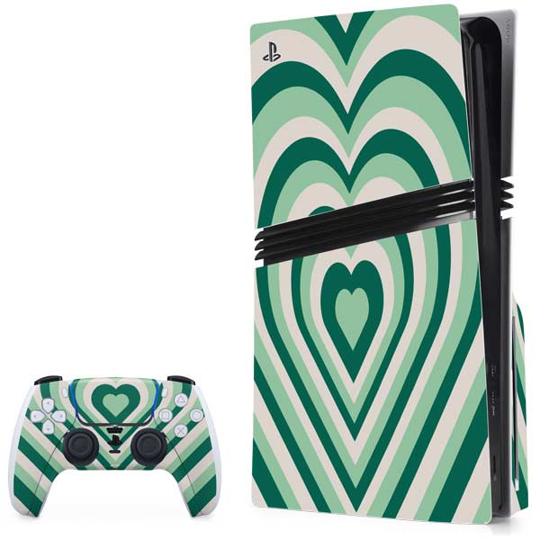 Lucky Heart Pattern PlayStation PS5 Skins