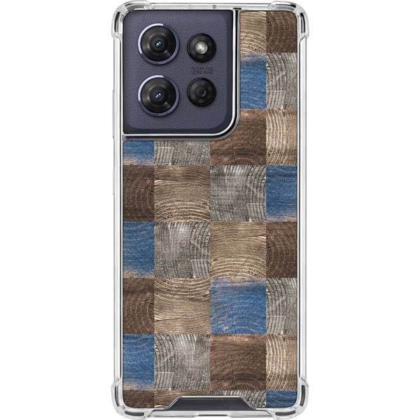 Lumber Grid Moto G Play 5G (2025) Clear Case