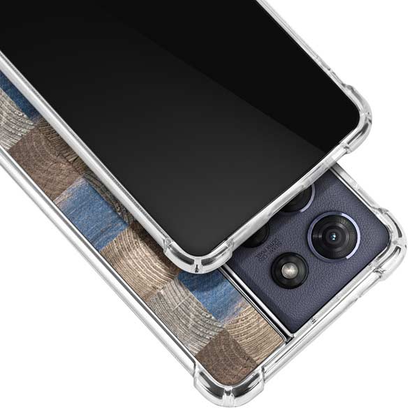 Lumber Grid Moto G Play 5G (2025) Clear Case
