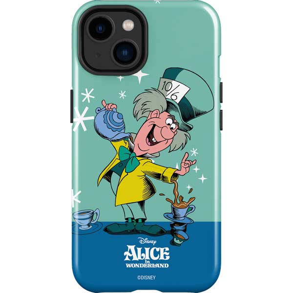 Disney Alice in Wonderland Mad Hatter Tea Party iPhone 14 Plus Impact Case