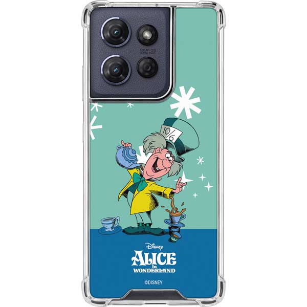 Disney Alice in Wonderland Mad Hatter Tea Party Moto G 5G (2025) Clear Case
