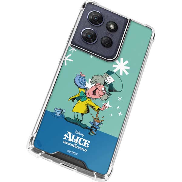 Disney Alice in Wonderland Mad Hatter Tea Party Moto G 5G (2025) Clear Case