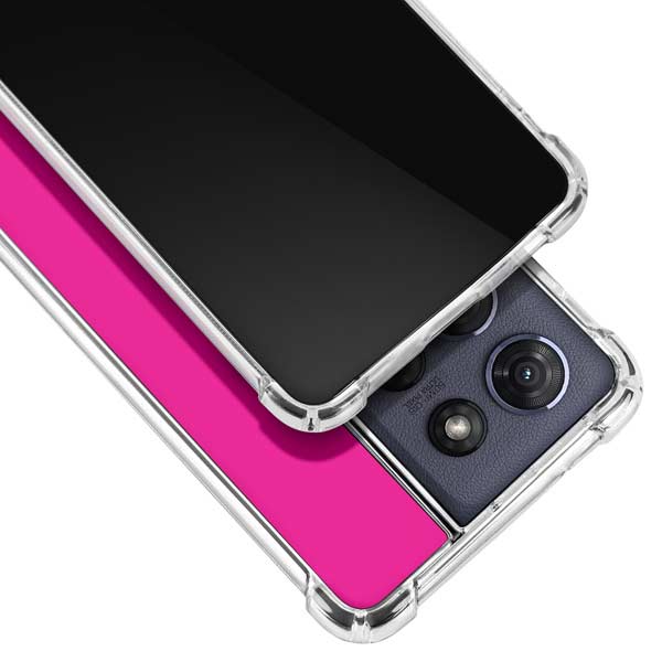 Magenta Moto G 5G (2025) Clear Case