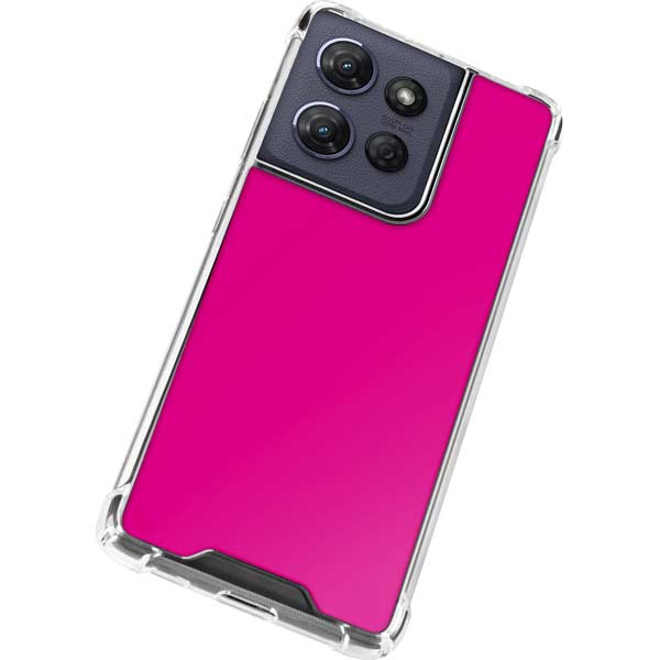 Magenta Moto G Power 5G (2025) Clear Case